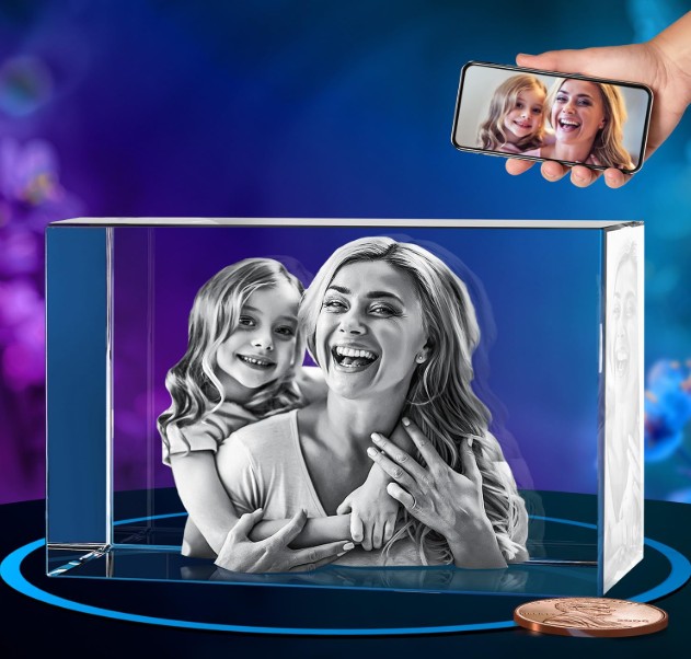 artpix 3d crystal photo cube