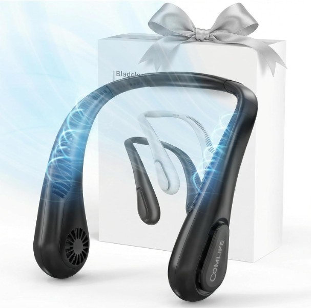 portable bladeless neck fan