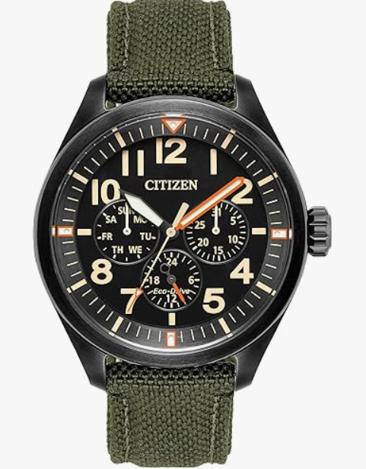 Watches That Impress: Citizen Eco-Drive Weekender Garrison Field Watch