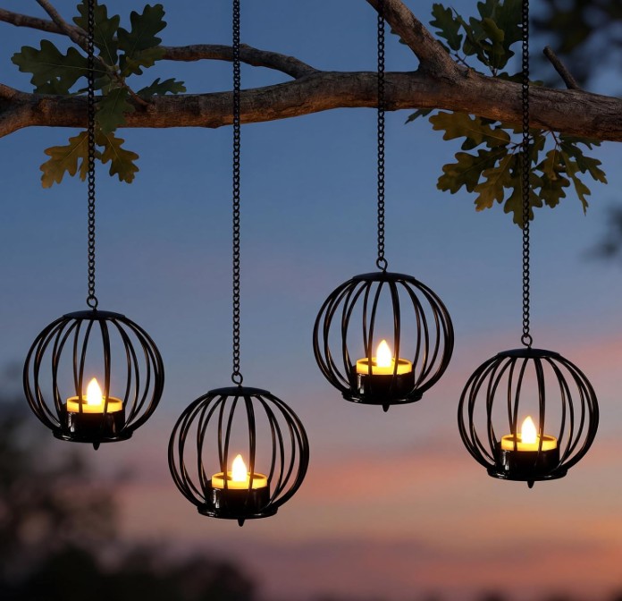 Solar hanging lanterns