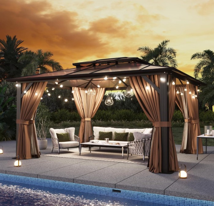 Walmart gazebo - helps to expand a patio