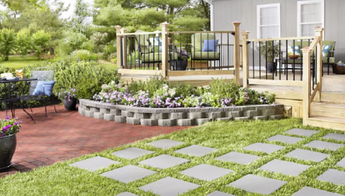 lowes pavers to expand a patio