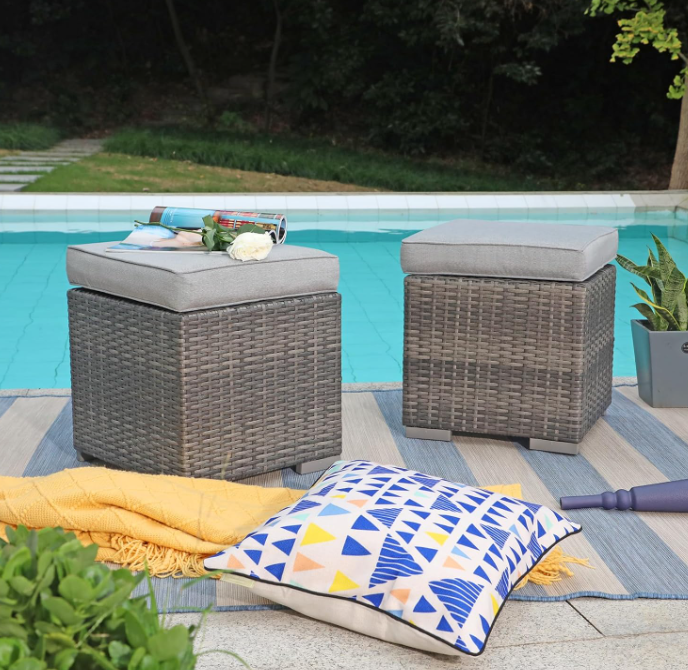 outdoor seating & storage