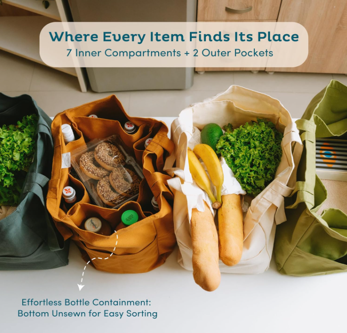 reusable grocery bags, problem-solving amazon gadgets