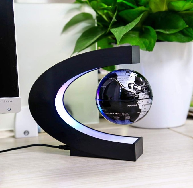 Weird and Fun Finds; levitating globe