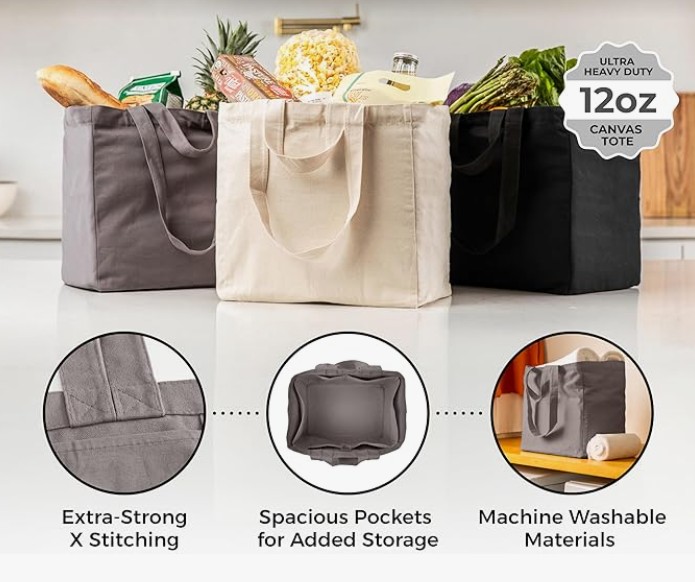 15 useful things; grocery bag