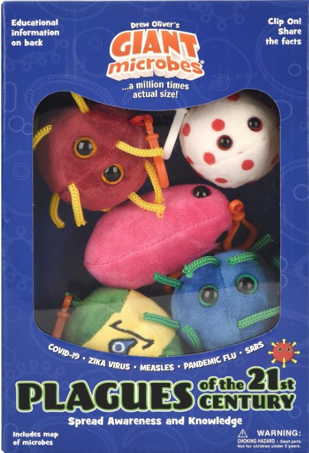 Giant Microbes Plush Toys