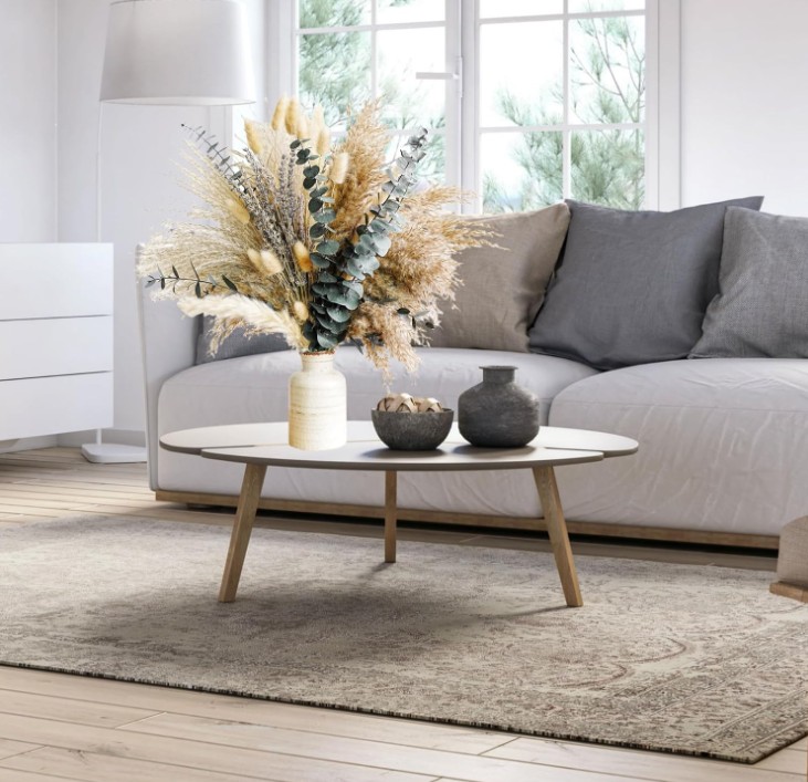 Boho decor pampas grass