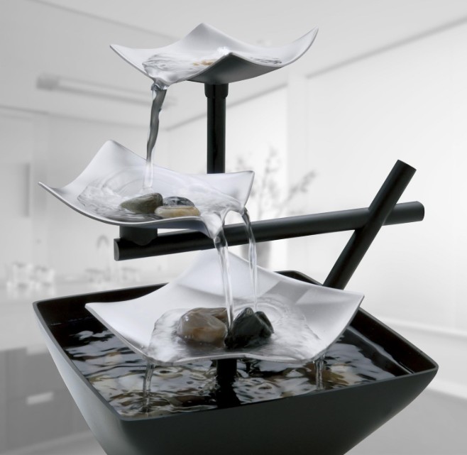 compact tabletop fountain
