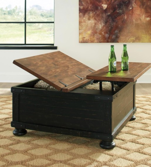 dark academia coffee table