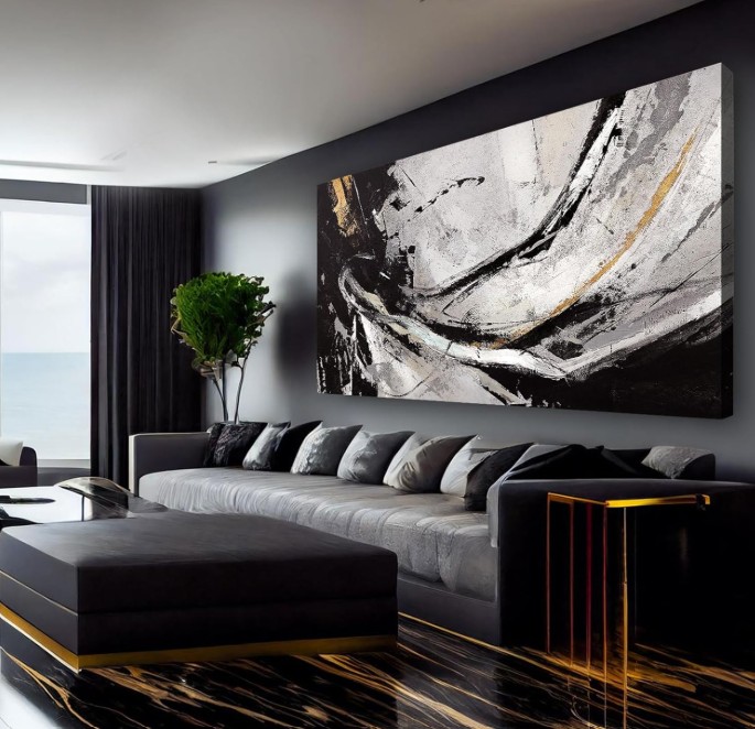dark academia large wall art