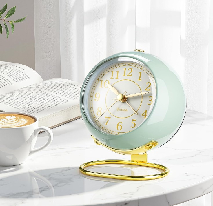 eclectic decor analog clock