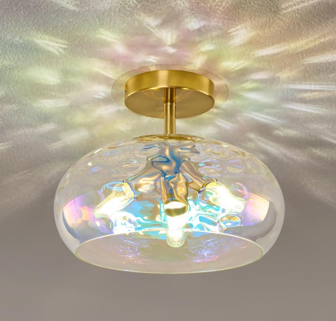 eclectic decor ceiling light