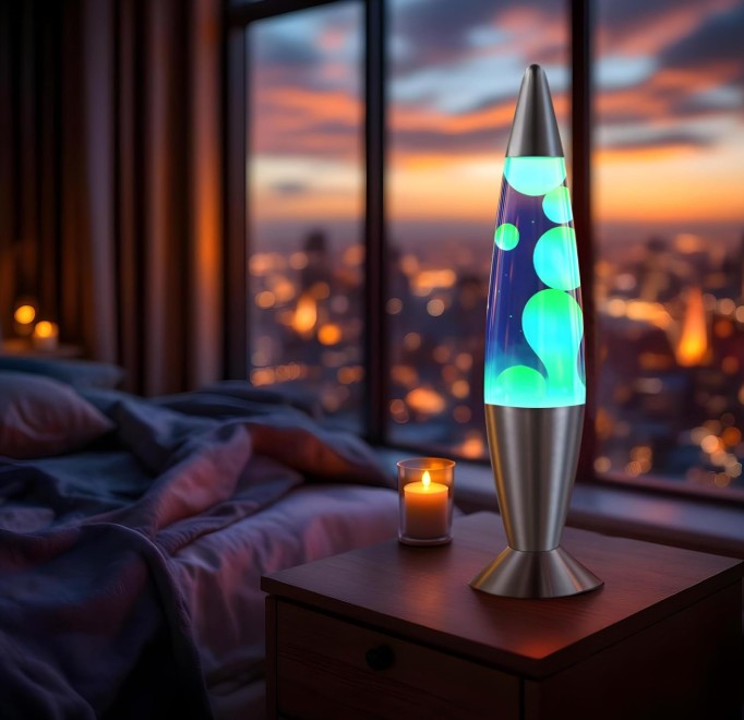 Eclectic Decorating; eclectic decor lava lamp