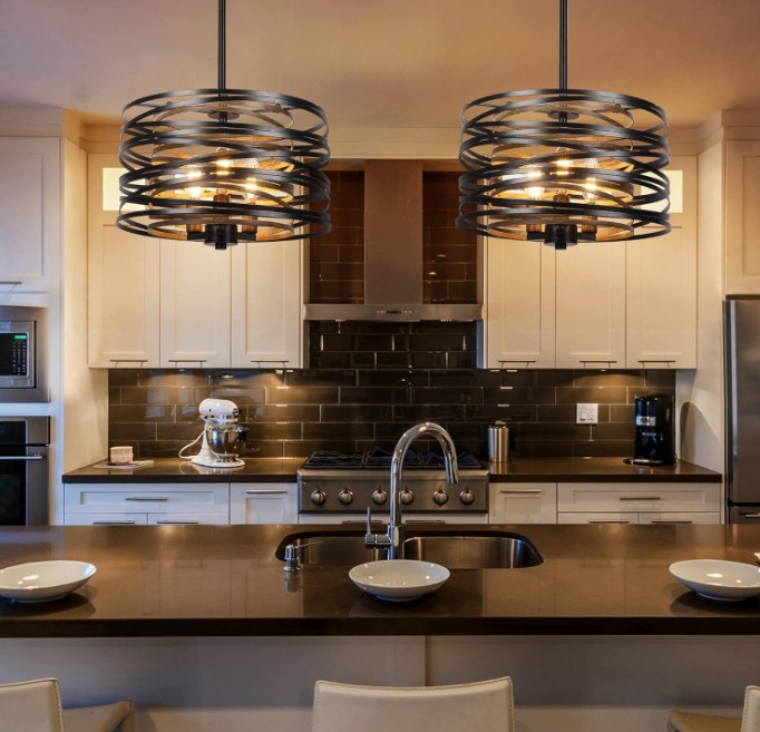 modern farmhouse chandelier