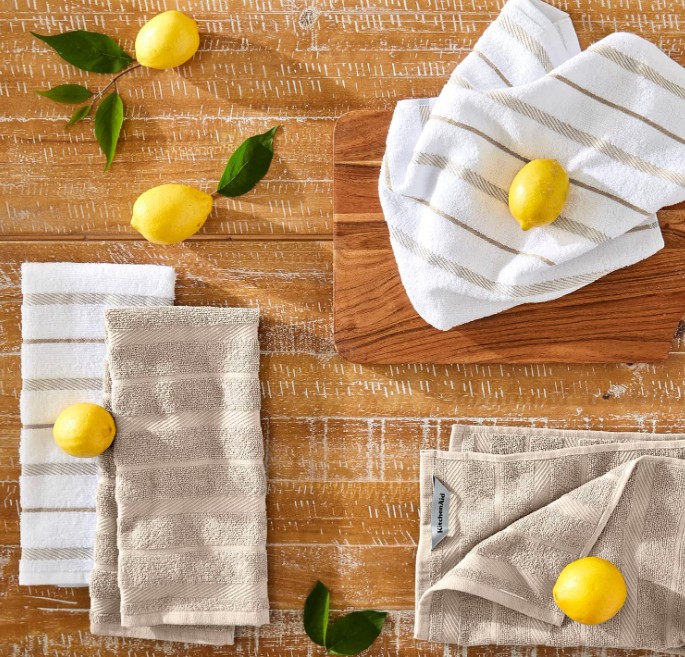 modern farmhouse kitchen towels