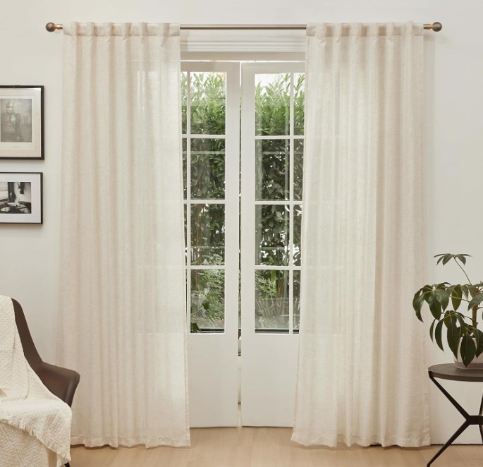 organic modern Linen Curtains