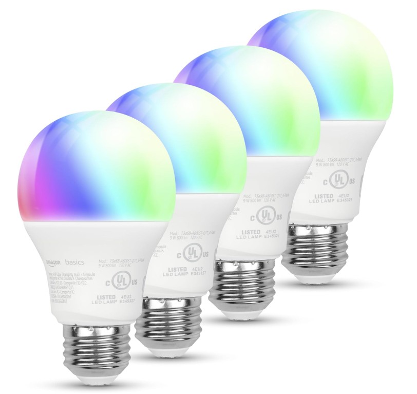 Amazon Basics Smart A19 LED Light Bulb