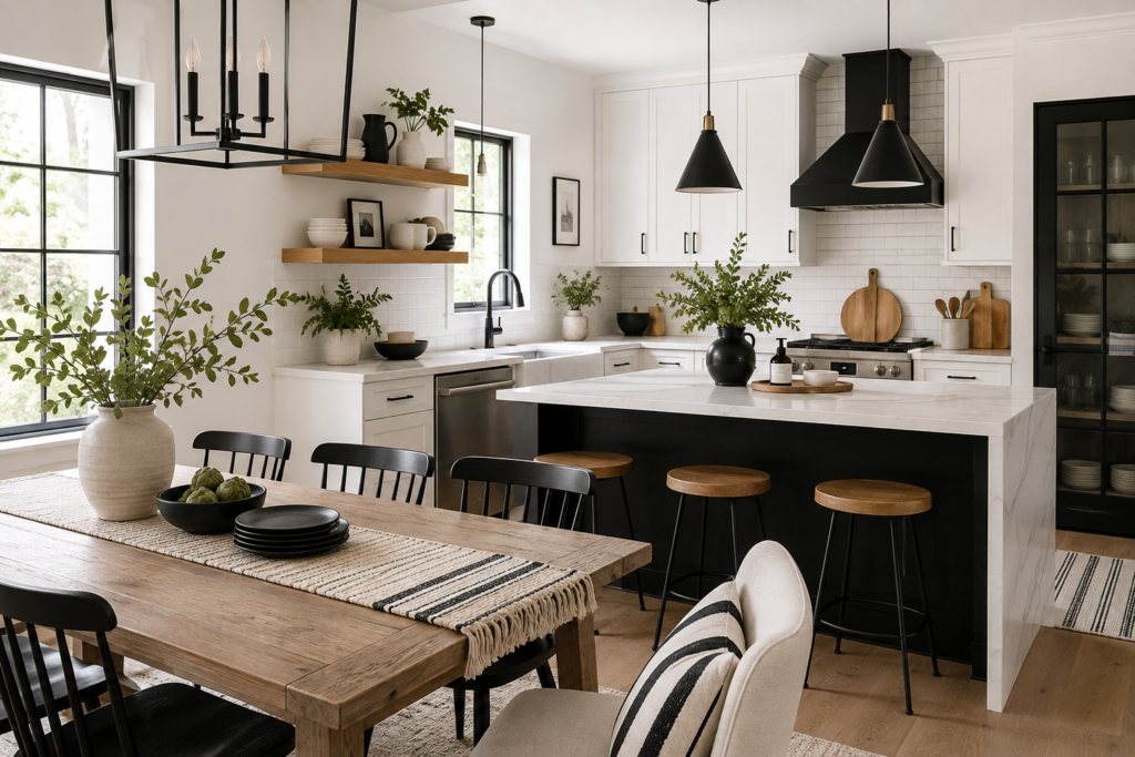 Black and White Home Decor
