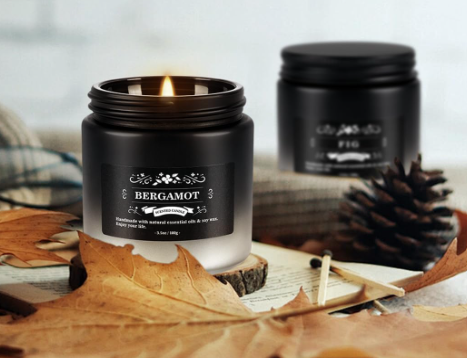 Black and White candles