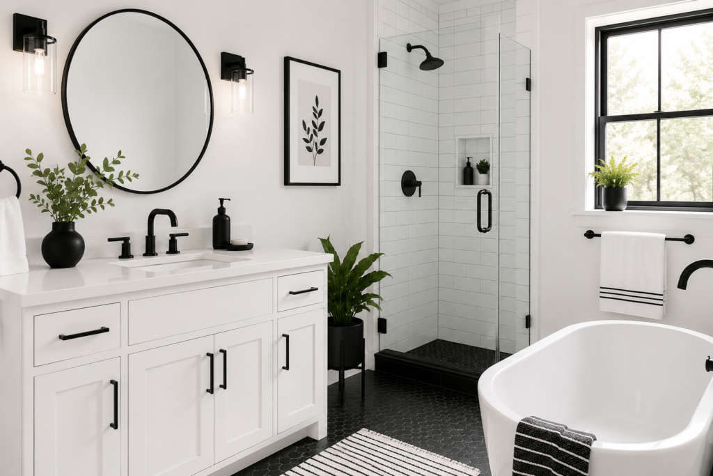 Black and White Home Decor