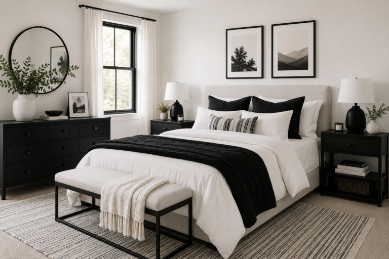 Black and White Home Decor