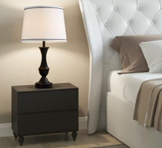black & white lampshades