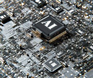 AI Is Changing Everyday Life; a computer chip with the letter a on top of it