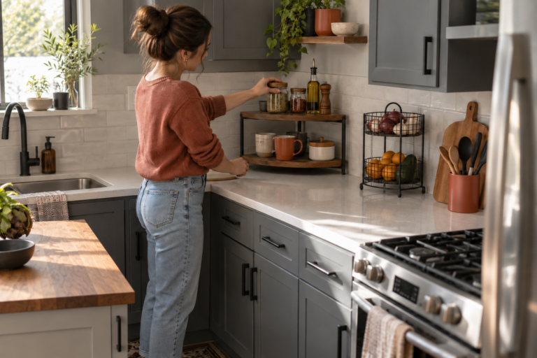 Corner Storage Products for Small Kitchens
