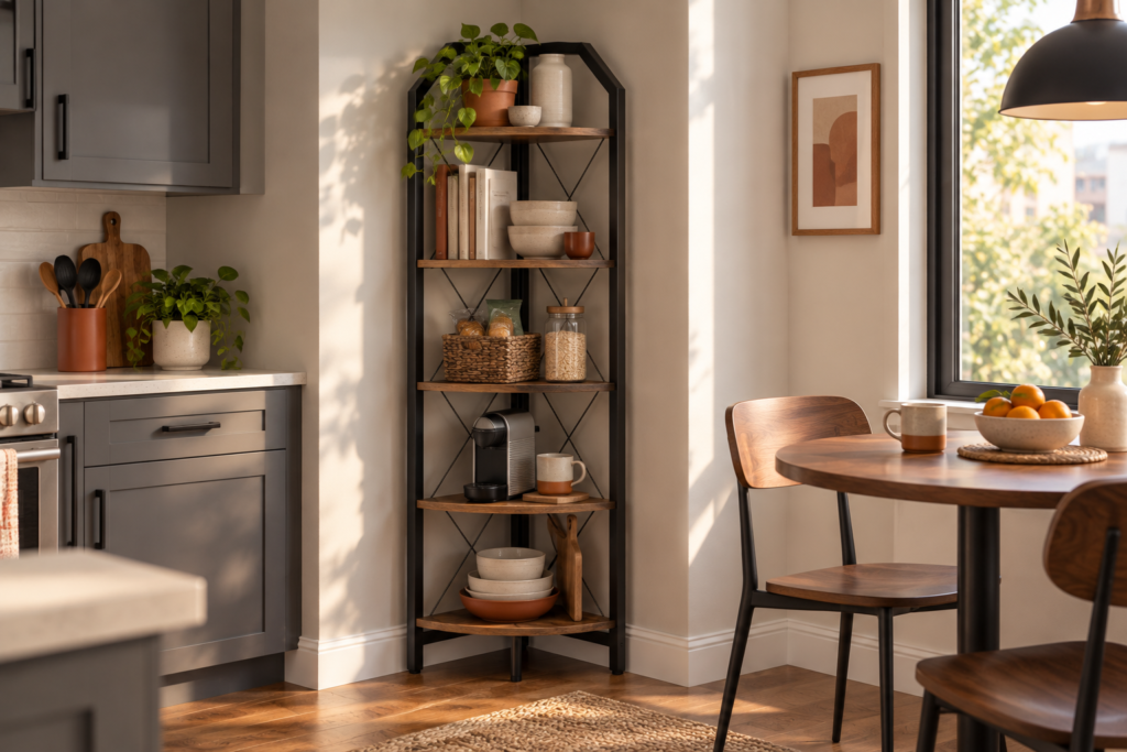 Corner Storage Products for Small Kitchens_shelf