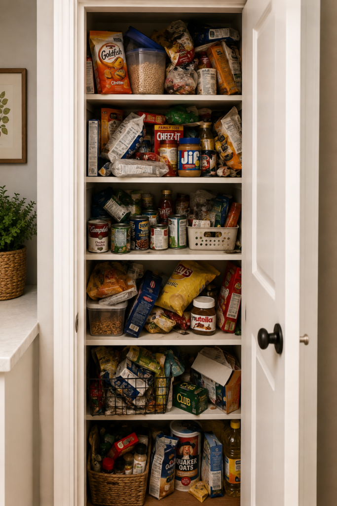 Organize a Small Pantry_before