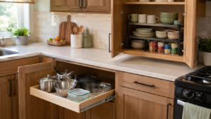 Pull-Out Cabinet Shelves vs. Shelf Risers